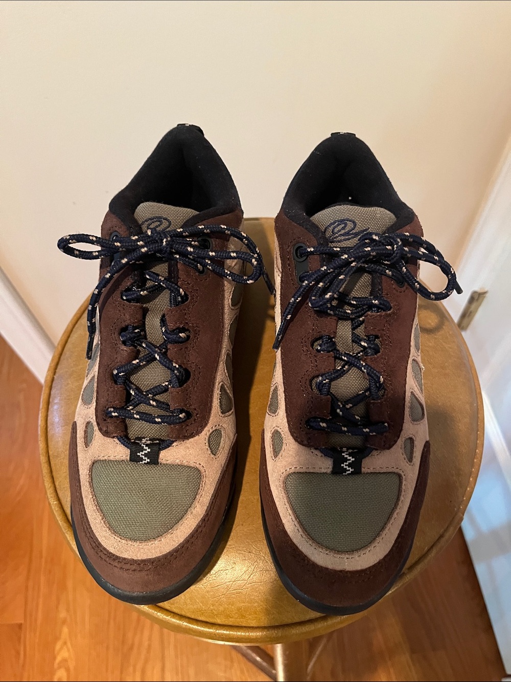 Easy Spirit Brown and Olive Women's Athletic Shoes